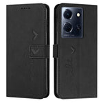 Custodia per telefono in pelle con motivo a cuore Skin Feel, For Infinix Hot 30 Play NFC, For Infinix Note 30/Note 30 5G, For Infinix Note 30i, For Infinix Note 30 Pro