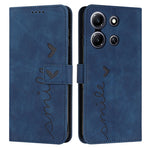 Custodia per telefono in pelle con motivo a cuore Skin Feel, For Infinix Hot 30 Play NFC, For Infinix Note 30/Note 30 5G, For Infinix Note 30i, For Infinix Note 30 Pro