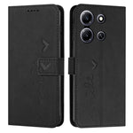 Custodia per telefono in pelle con motivo a cuore Skin Feel, For Infinix Hot 30 Play NFC, For Infinix Note 30/Note 30 5G, For Infinix Note 30i, For Infinix Note 30 Pro