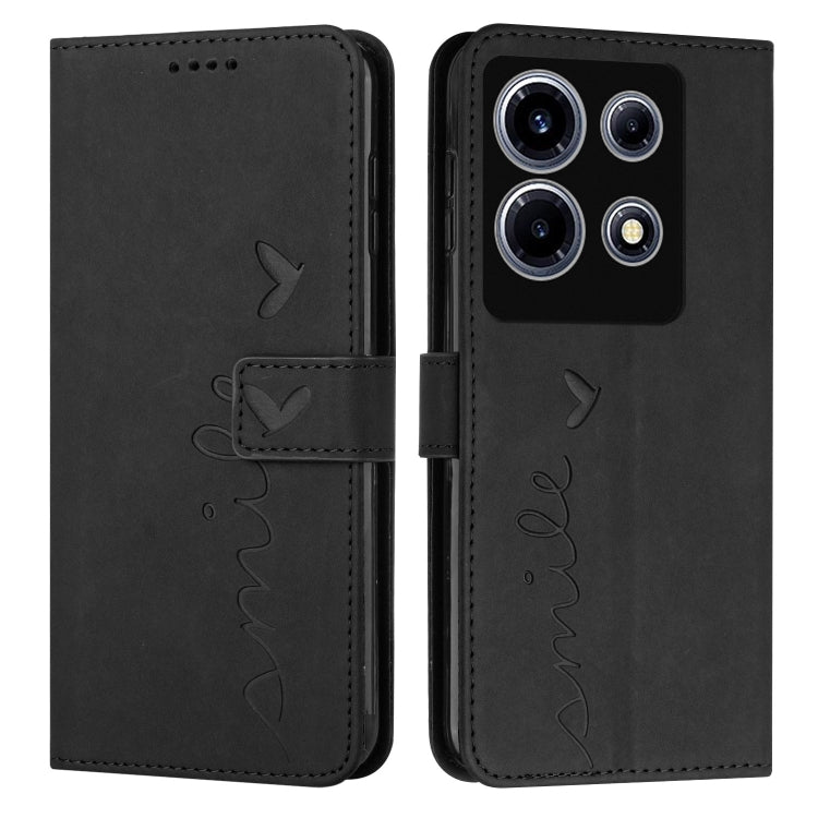 Custodia per telefono in pelle con motivo a cuore Skin Feel, For Infinix Hot 30, For Infinix Note 30 VIP