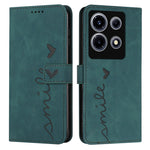 Custodia per telefono in pelle con motivo a cuore Skin Feel, For Infinix Hot 30, For Infinix Note 30 VIP