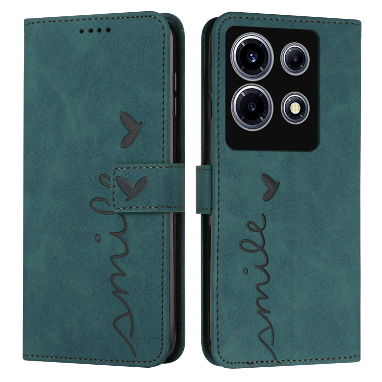 Custodia per telefono in pelle con motivo a cuore Skin Feel, For Infinix Hot 30, For Infinix Note 30 VIP