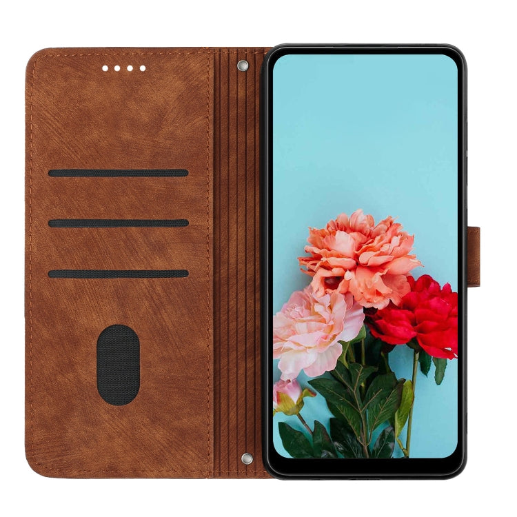 Custodia in pelle con cordino per OPPO A38 e A58
