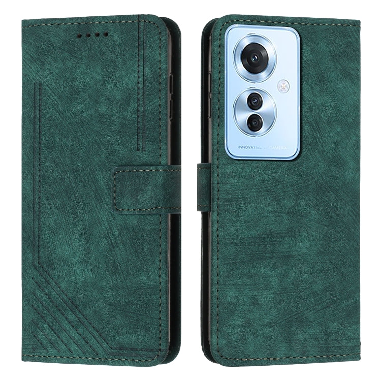 Custodia in pelle con cordino per OPPO A6x 5G e A6 5G