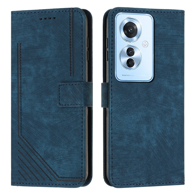 Custodia in pelle con cordino per OPPO A6x 5G e A6 5G