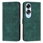 Custodia in pelle con cordino per OPPO A6x 5G e A6 5G