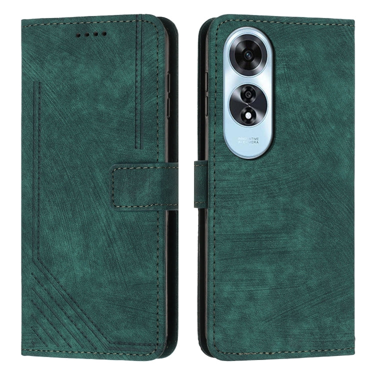 Custodia in pelle con cordino per OPPO A6x 5G e A6 5G