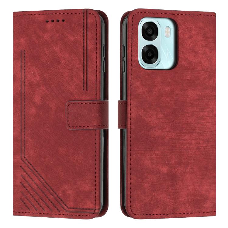 Custodia in pelle con cordino per OPPO A6x 5G e A6 5G