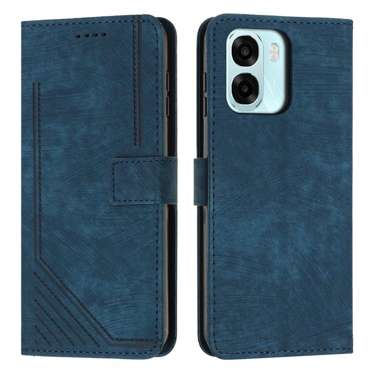 Custodia in pelle con cordino per OPPO A6x 5G e A6 5G