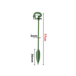 10pcs pianta in vaso a forma di fiore asta di supporto fisso telaio di protezione fogliare anti-alloggiamento, 17cm, 27cm, 37cm, 48cm, 58cm