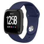 Per Fitbit Versa 2 / Fitbit Versa / Fitbit Versa Lite cinturino di ricambio in silicone tinta unita, Size:L