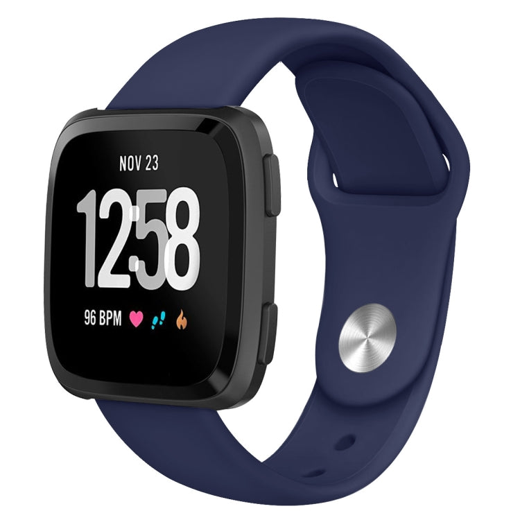 Per Fitbit Versa 2 / Fitbit Versa / Fitbit Versa Lite cinturino di ricambio in silicone tinta unita, Size:L
