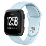 Per Fitbit Versa 2 / Fitbit Versa / Fitbit Versa Lite cinturino di ricambio in silicone tinta unita, Size:L