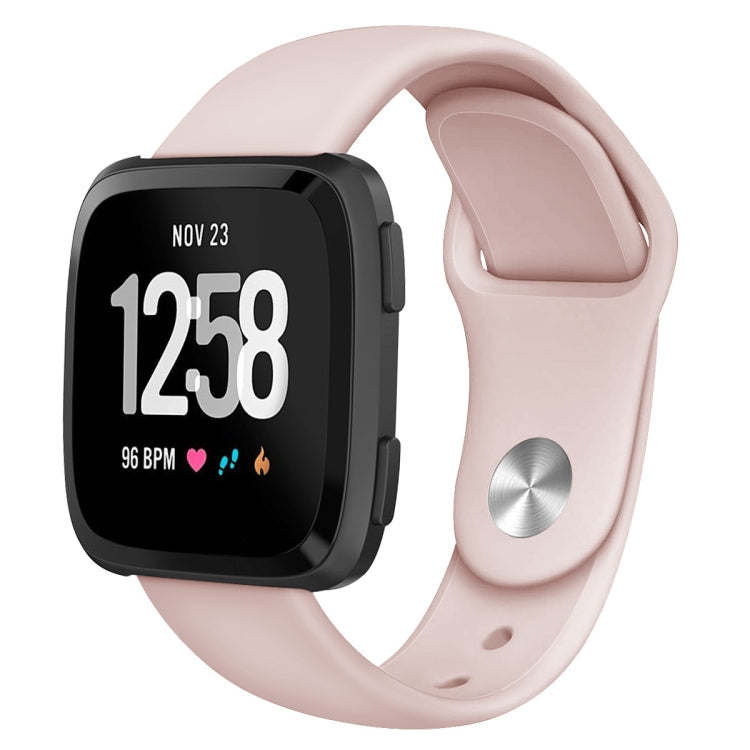 Per Fitbit Versa 2 / Fitbit Versa / Fitbit Versa Lite cinturino di ricambio in silicone tinta unita, Size:L