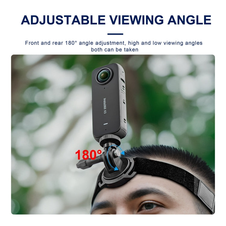 Staffa di visualizzazione POV magnetica per action cam STARTRC, Quick Release Headband, Quick Release Wristband, 2 in 1 Quick Release Headband Wristband