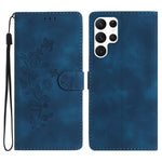 Custodia portafoglio in pelle con farfalla per Samsung