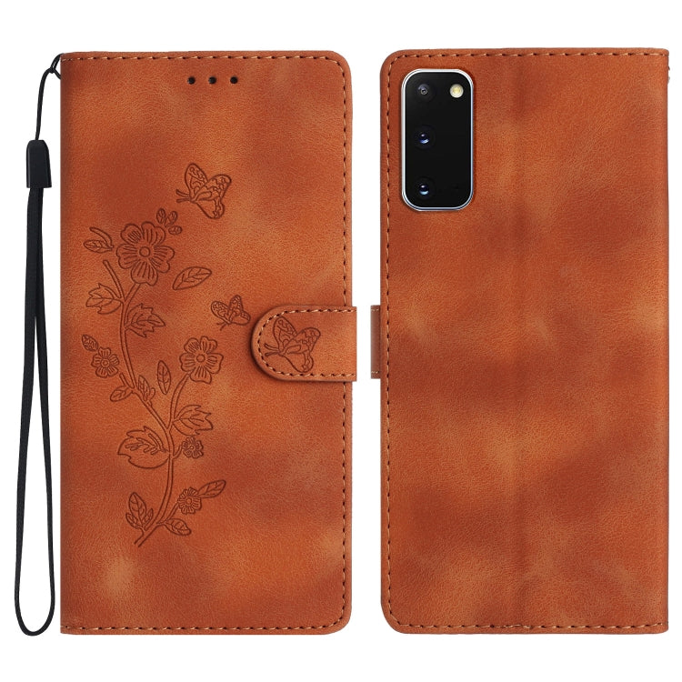 Custodia portafoglio in pelle con farfalla per Samsung Galaxy A21