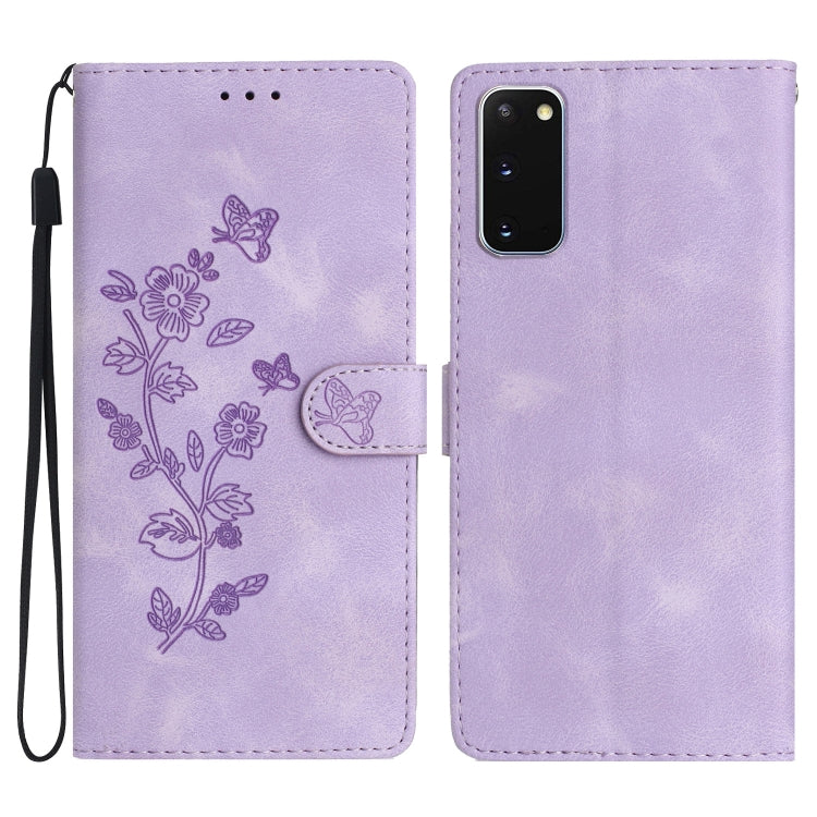 Custodia portafoglio in pelle con farfalla per Samsung Galaxy A21