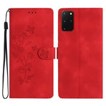 Custodia portafoglio in pelle con farfalla per Samsung Galaxy A21