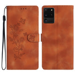Custodia portafoglio in pelle con farfalla per Samsung Galaxy A21