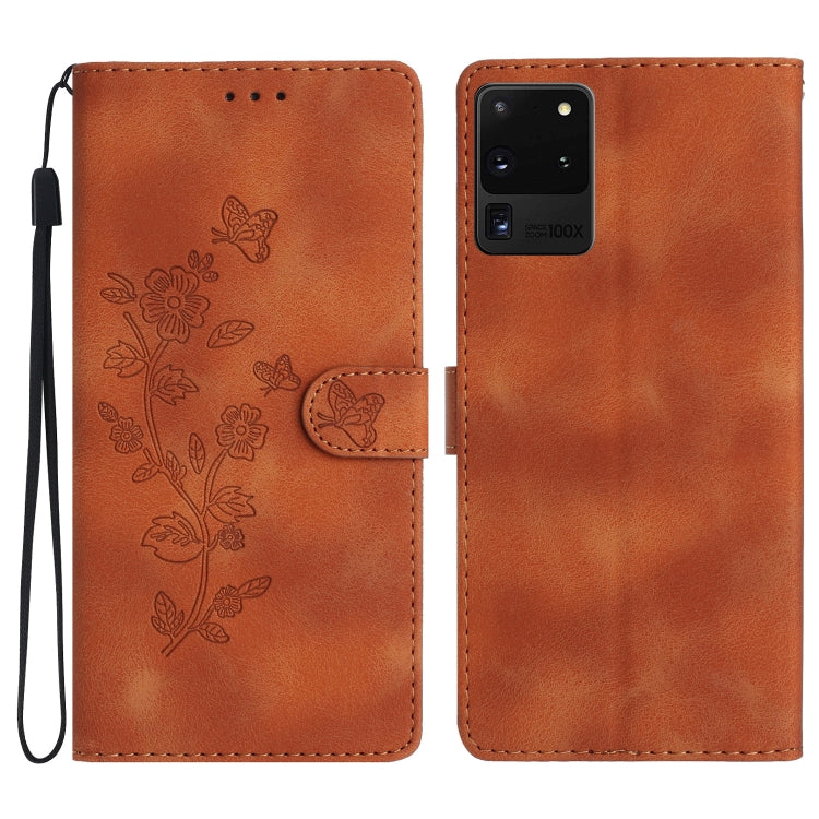 Custodia portafoglio in pelle con farfalla per Samsung Galaxy A21
