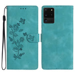 Custodia portafoglio in pelle con farfalla per Samsung Galaxy A21