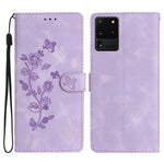 Custodia portafoglio in pelle con farfalla per Samsung Galaxy A21