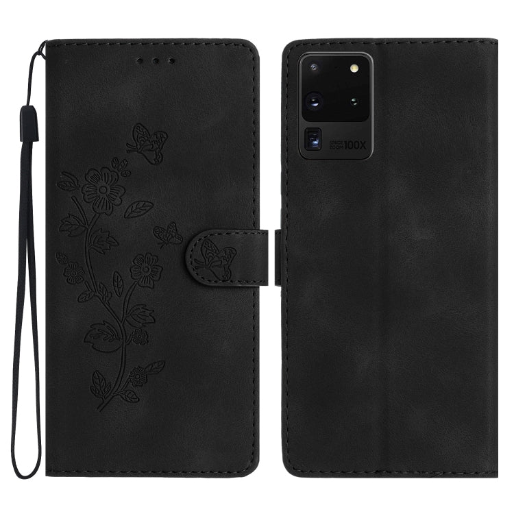 Custodia portafoglio in pelle con farfalla per Samsung Galaxy A21
