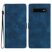 Custodia portafoglio in pelle con motivo farfalla per Galaxy S10+