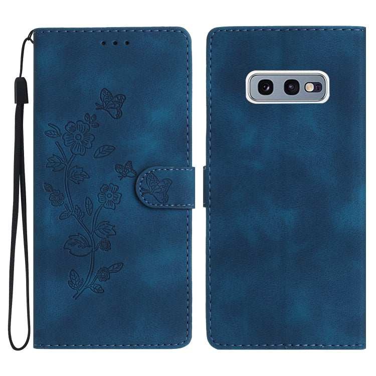 Custodia portafoglio in pelle con farfalla per Samsung Galaxy