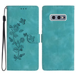 Custodia portafoglio in pelle con farfalla per Samsung Galaxy