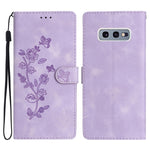 Custodia portafoglio in pelle con farfalla per Samsung Galaxy