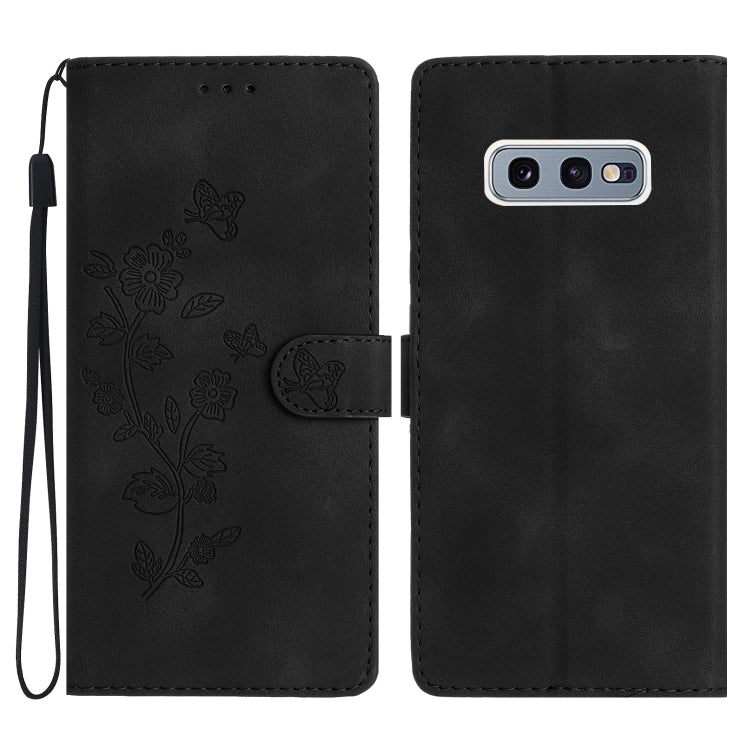 Custodia portafoglio in pelle con farfalla per Samsung Galaxy