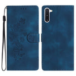 Custodia portafoglio in pelle con motivo farfalla per Samsung Gal