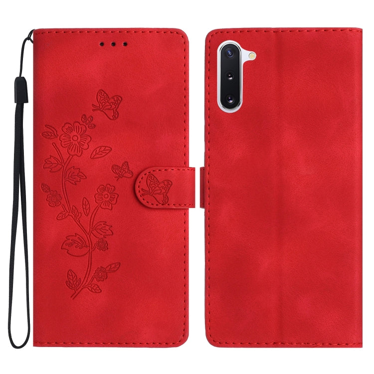 Custodia portafoglio in pelle con motivo farfalla per Samsung Gal