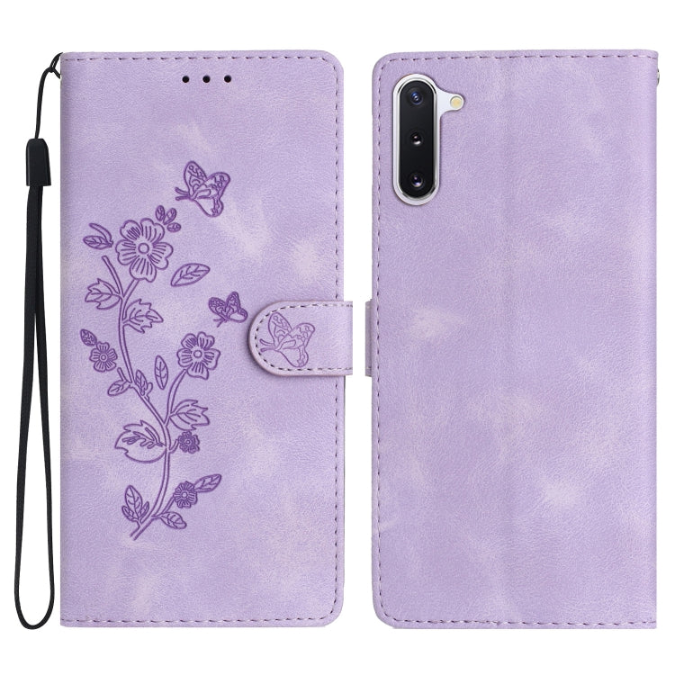Custodia portafoglio in pelle con motivo farfalla per Samsung Gal