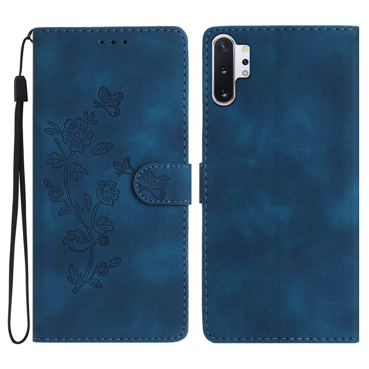 Custodia portafoglio in pelle con farfalla per Galaxy Note10+