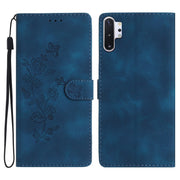 Custodia portafoglio in pelle con farfalla per Galaxy Note10+