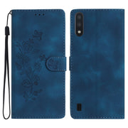 Custodia portafoglio in pelle con farfalla per Samsung Galaxy