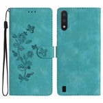 Custodia portafoglio in pelle con farfalla per Samsung Galaxy
