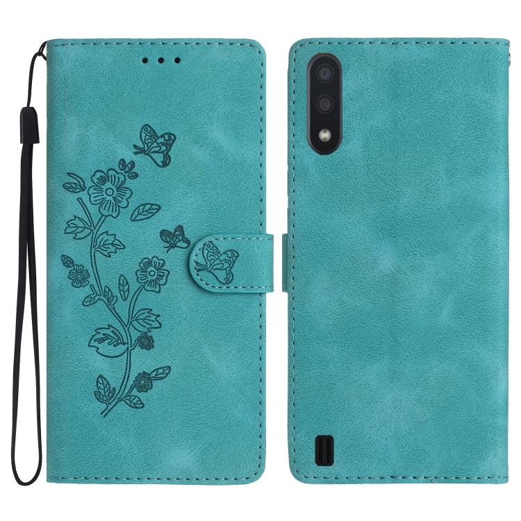 Custodia portafoglio in pelle con farfalla per Samsung Galaxy