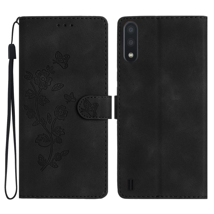 Custodia portafoglio in pelle con farfalla per Samsung Galaxy