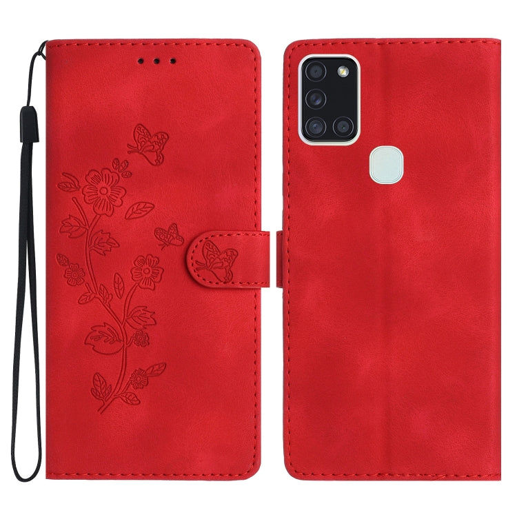 Custodia portafoglio in pelle con motivo farfalla per Samsung Gal