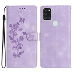 Custodia portafoglio in pelle con motivo farfalla per Samsung Gal
