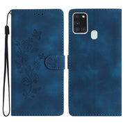 Custodia portafoglio in pelle con farfalla per Samsung Galaxy A21