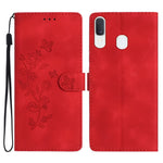 Custodia portafoglio in pelle con farfalla per Galaxy Note10+