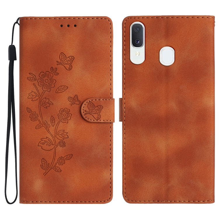 Custodia portafoglio in pelle con farfalla per Galaxy Note10+