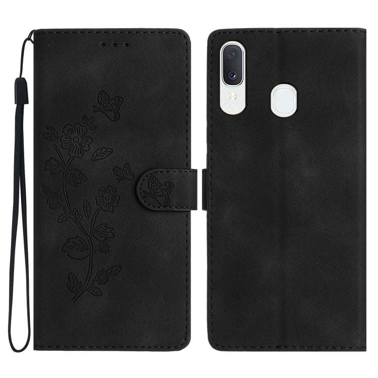 Custodia portafoglio in pelle con farfalla per Galaxy Note10+
