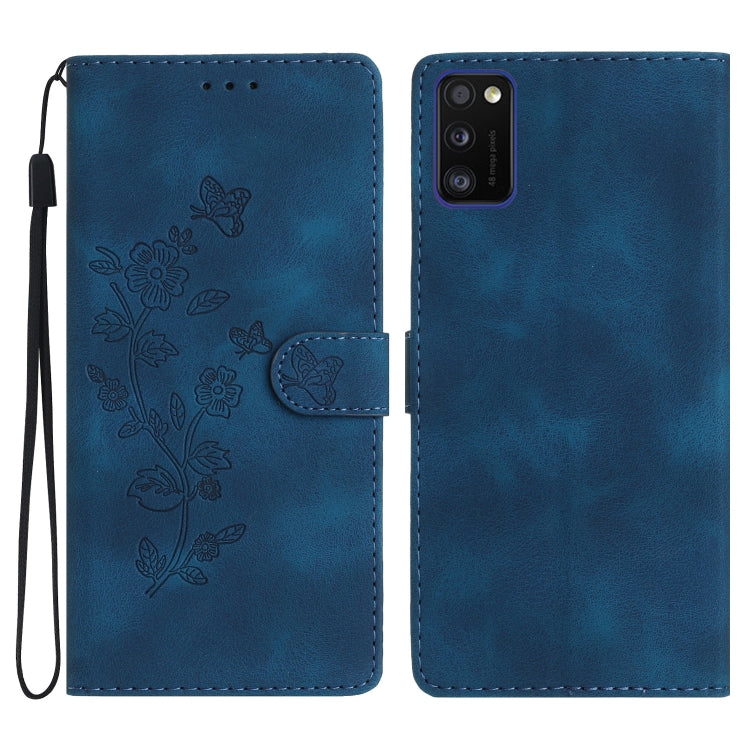 Custodia portafoglio in pelle con farfalla per Samsung Galaxy S22