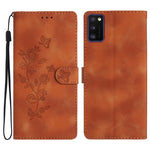 Custodia portafoglio in pelle con farfalla per Samsung Galaxy S22